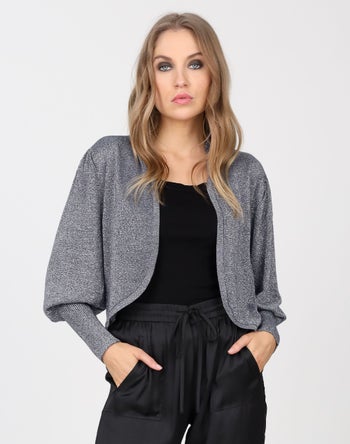 Charcoal / Silver Lurex - Storm Women's Clothing