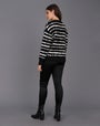 Black and White Stripe Sweater
