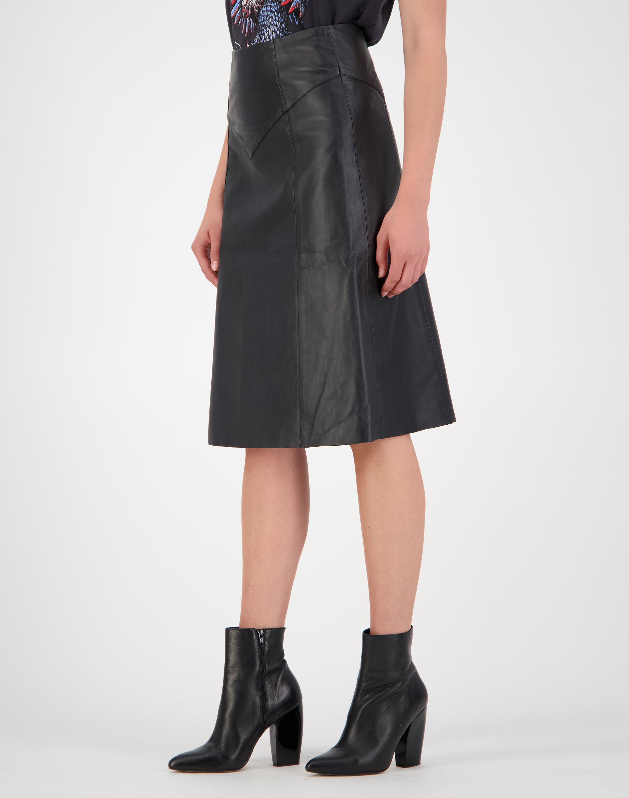 Bowie Leather Skirt