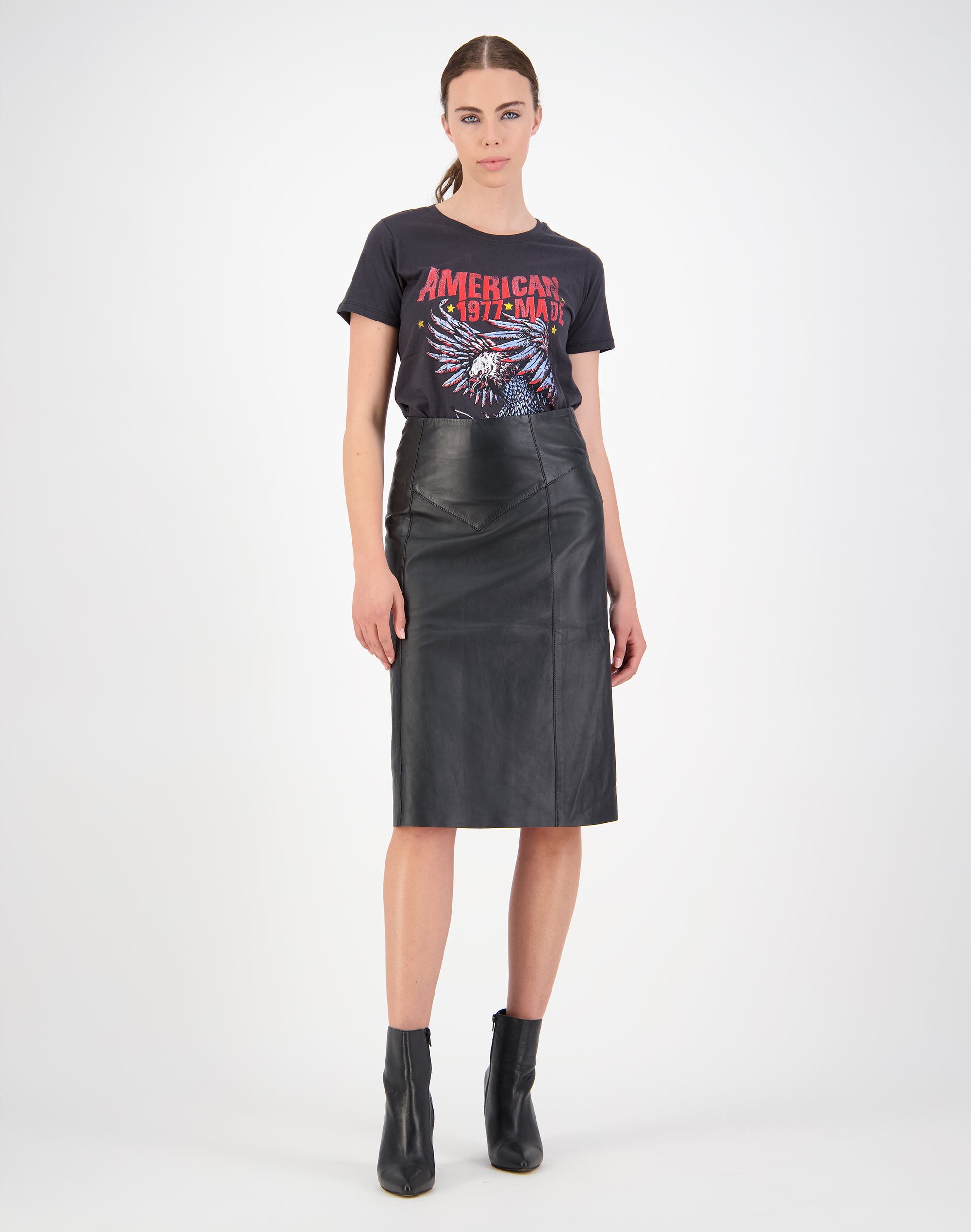 Bowie Leather Skirt