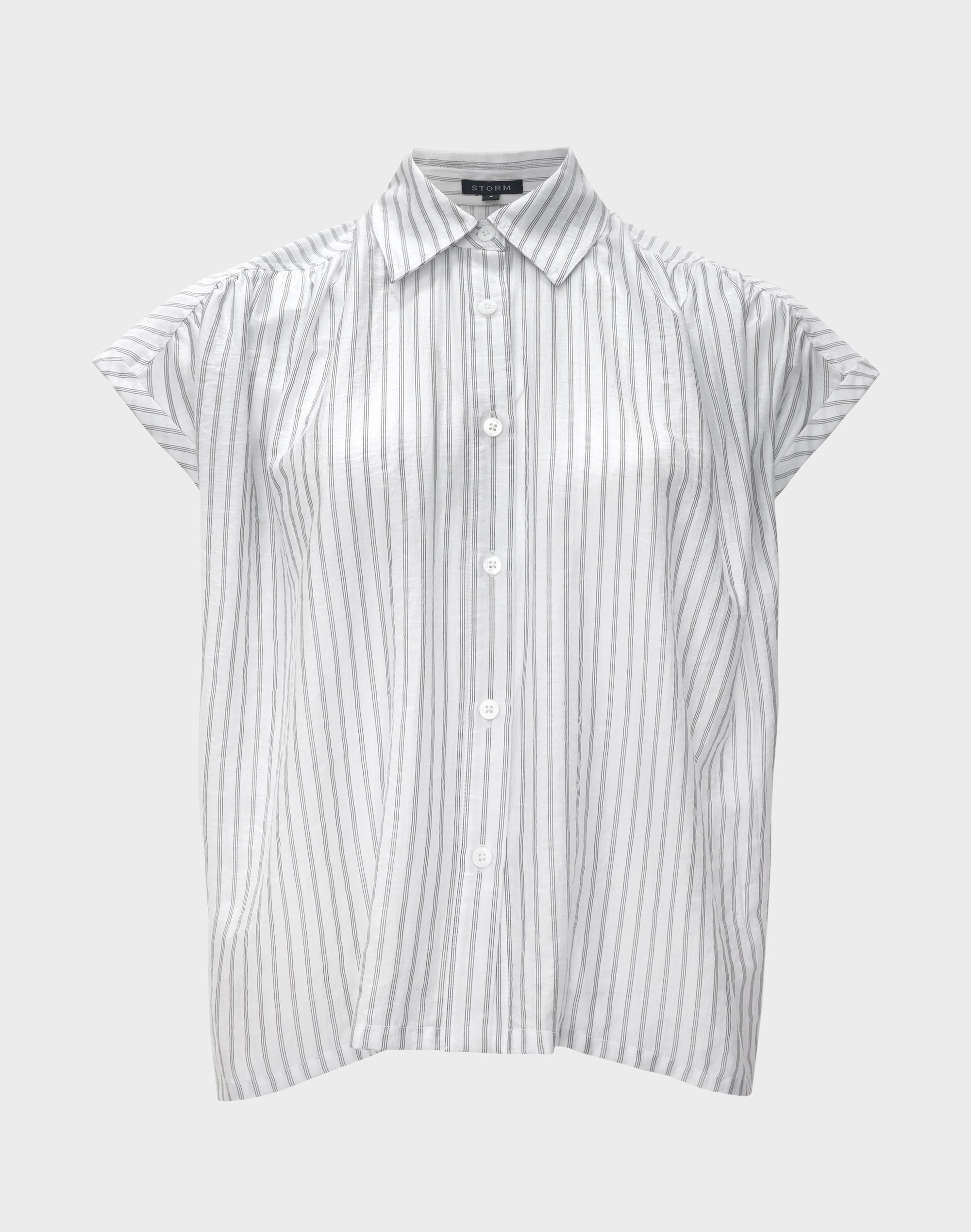 Crop Stripe Shirt
