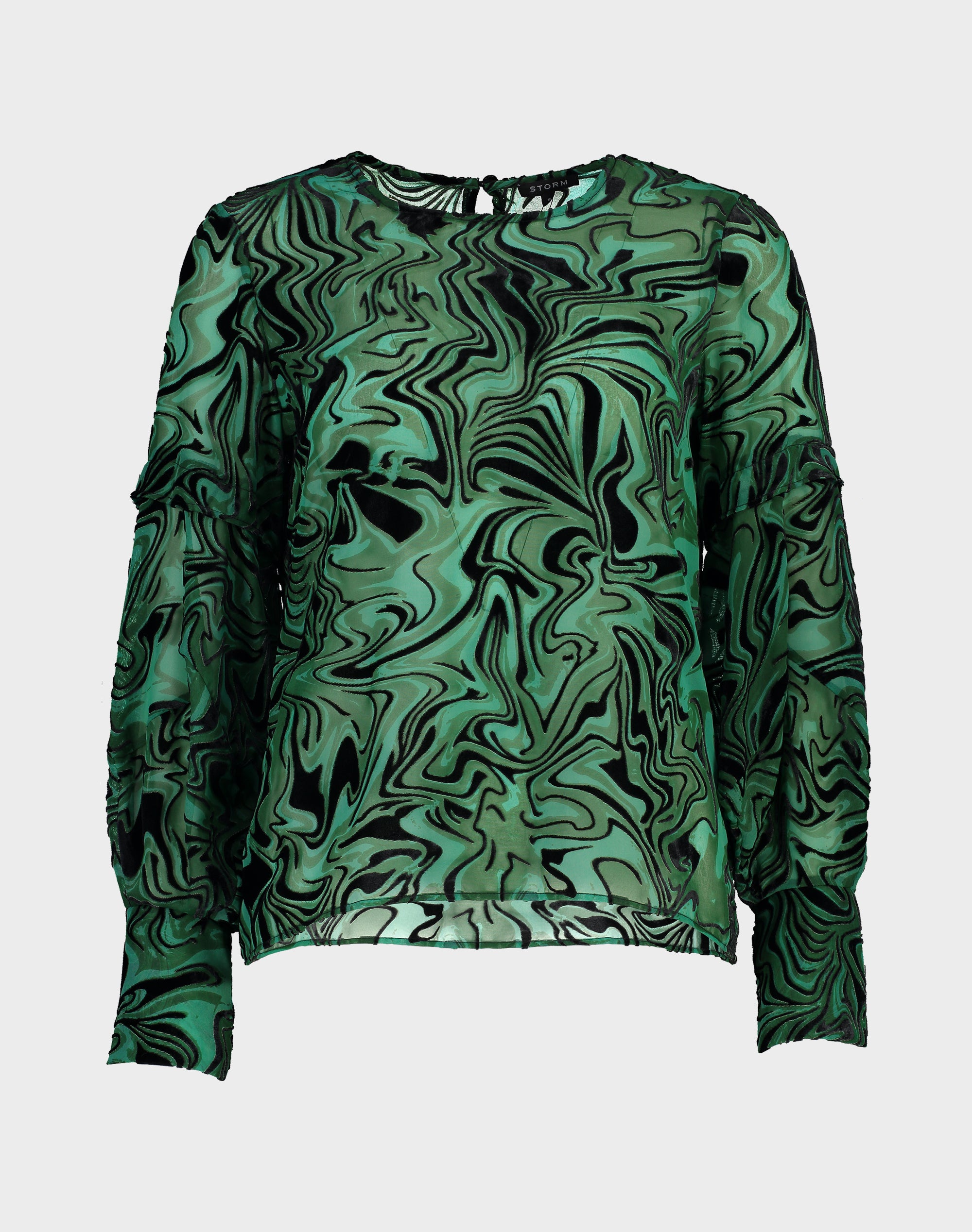 Emerald Burn Out Top