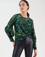 Emerald Burn Out Top