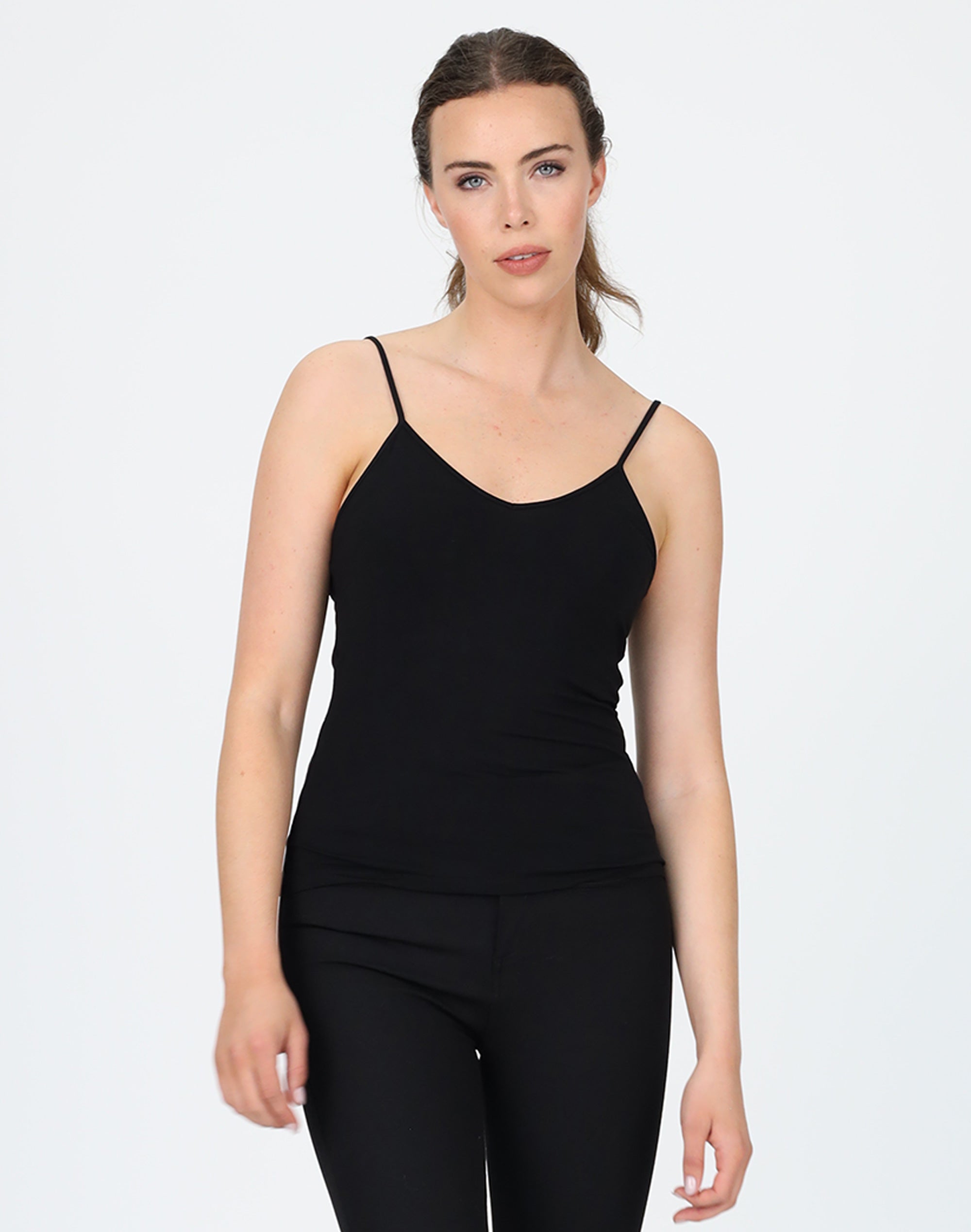Essential Knit Cami - Black - Tops - Sleeveless - Women's Clothing - Storm