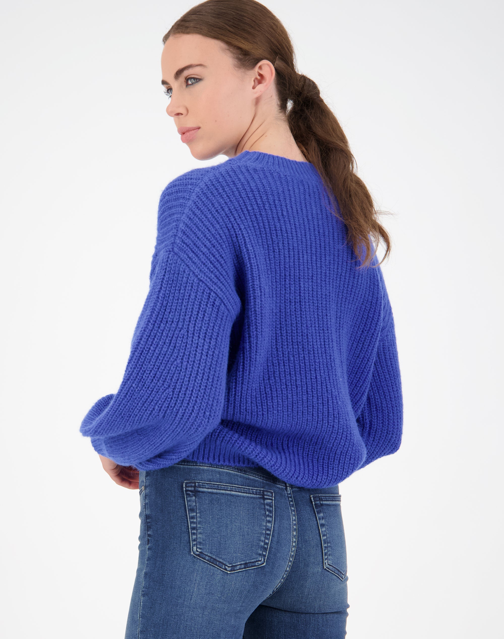 Rib Front Sweater