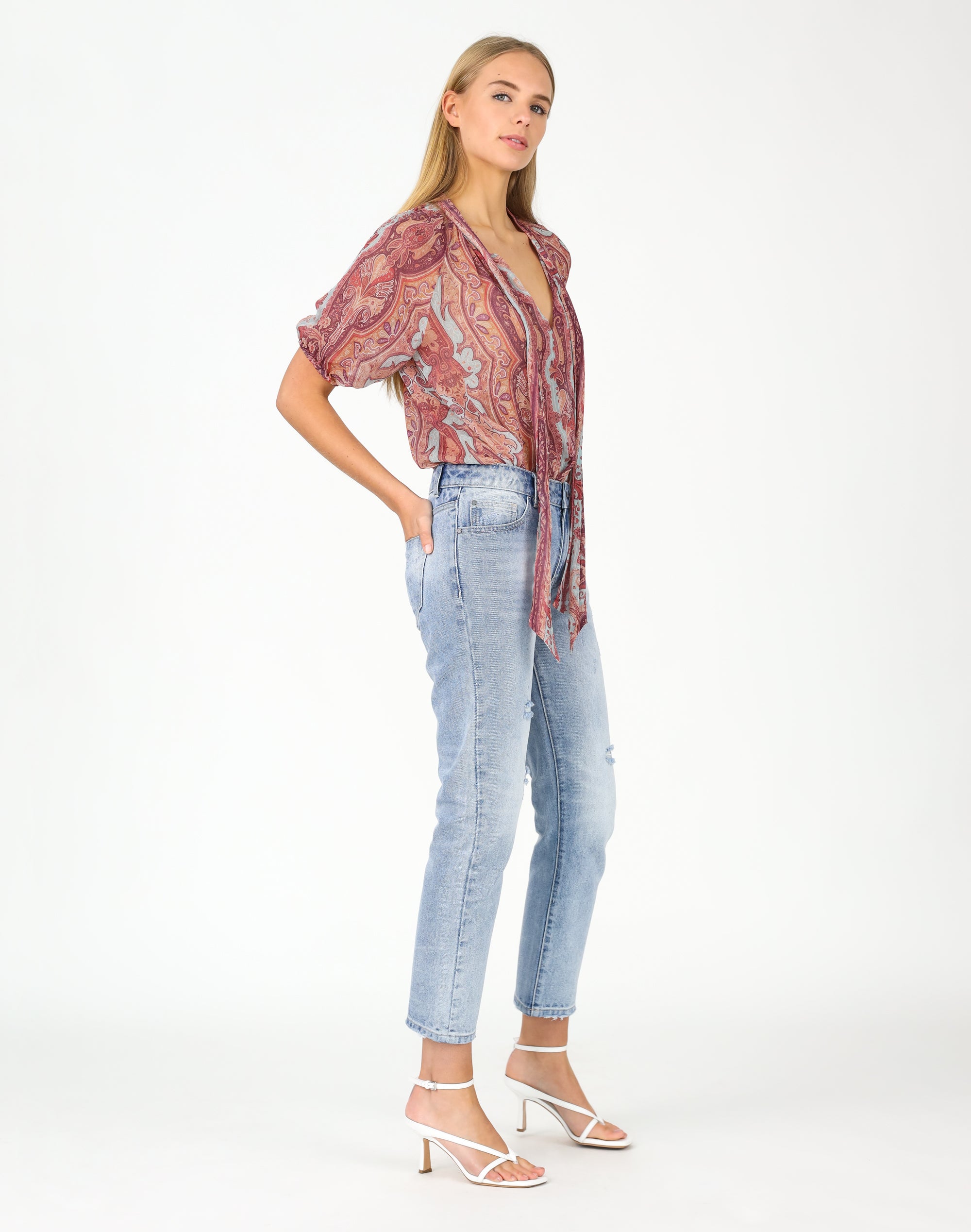 Ruby Paisley Top