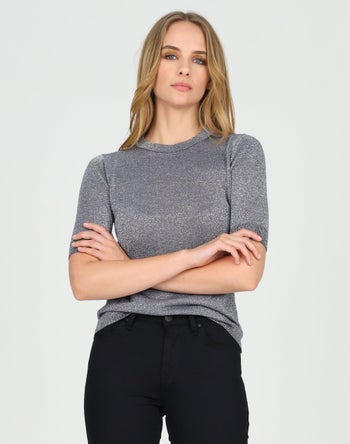 Charcoal / Silver Lurex - Storm Women's Clothing