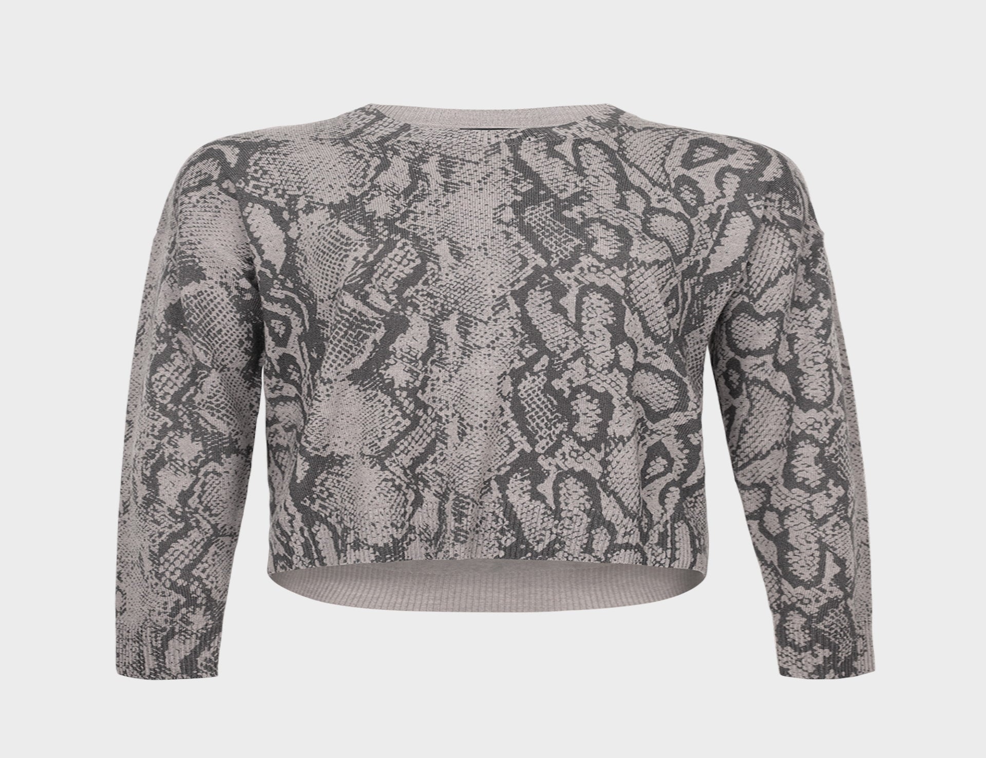 Snake Print Merino Sweater