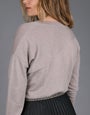 V-neck Merino Detail Sweater