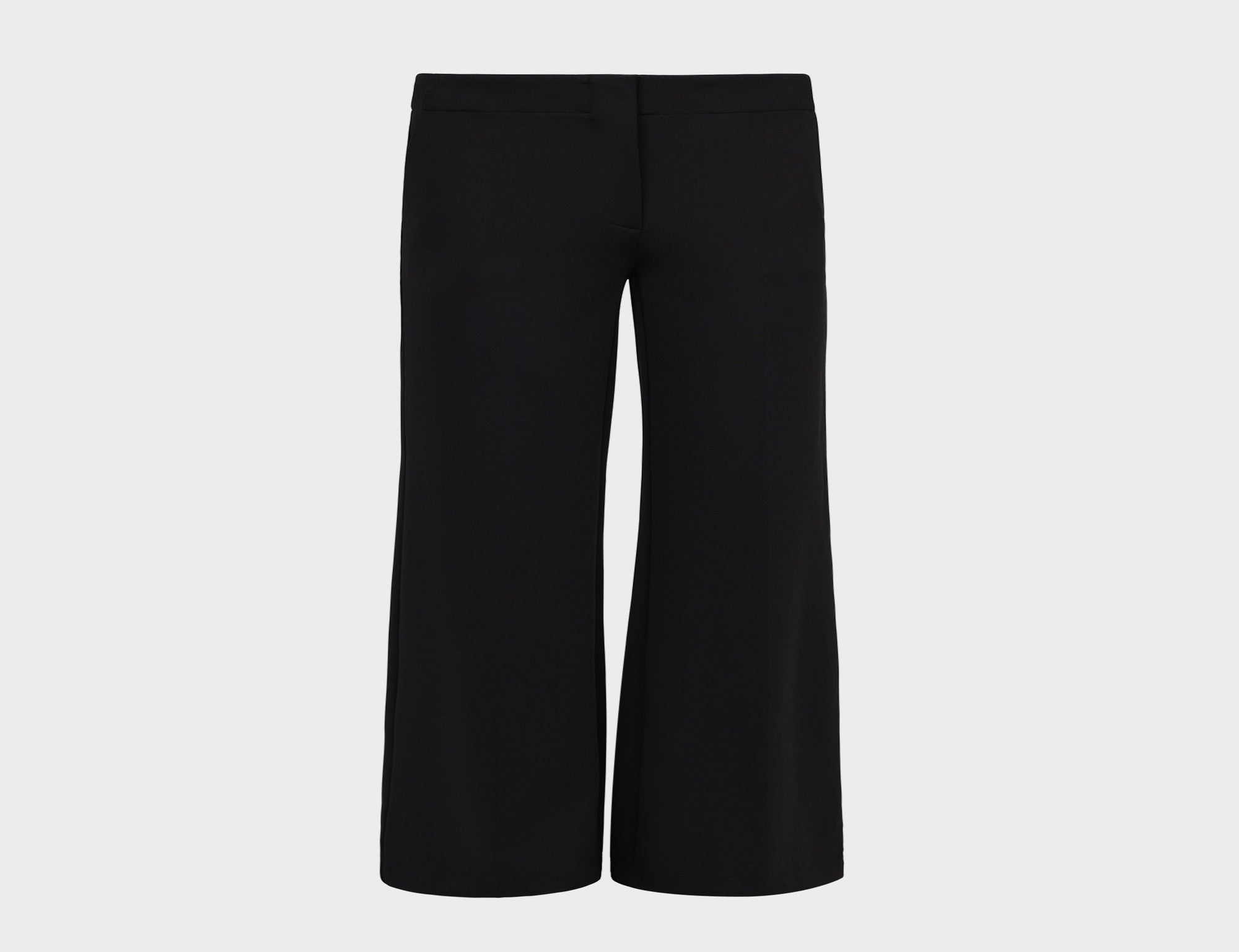 Wide Leg Knit Pant - Black - Pants - Full Length - Women's Clothing - Storm